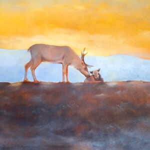 Akryylimaalaus "Kehtolaulu"