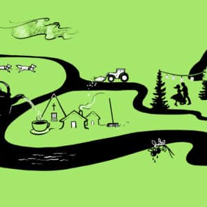 Pohjois-Kuusamon yrittäjät, nettisivujen kuvitusta