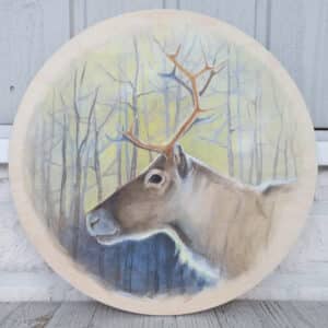 Akryylimaalaus puulle, "Säihkeessä"