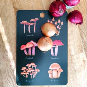 Leikkuulauta / Tarjoilualusta Sienet